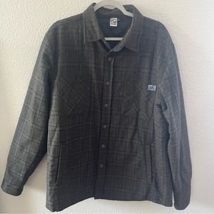 Val Surf plaid Flannel Sweater - Sz L